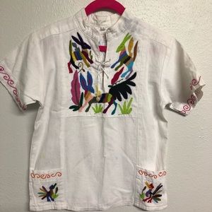 mexican embroidered shirt